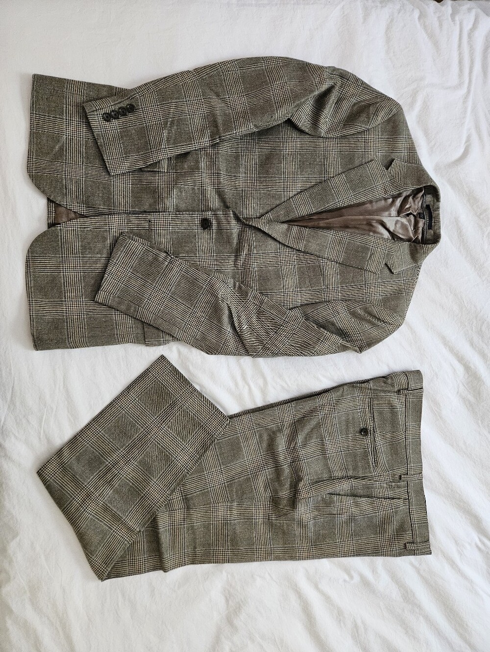 NWT J. Crew Ludlow Slim-fit Suit Set In English cotton-wool Blend Plaid